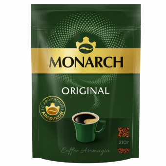 Кофе растворимый MONARCH "Original" 210 г, сублимированный, 8052808 за 1 091 ₽. Кофе растворимый. Доставка по России. Без переплат!