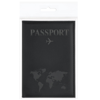 Обложка для паспорта "Passport map", экокожа soft-touch, черная, STAFF, 238760 за 109 ₽. Обложки для паспорта. Доставка по России. Без переплат!