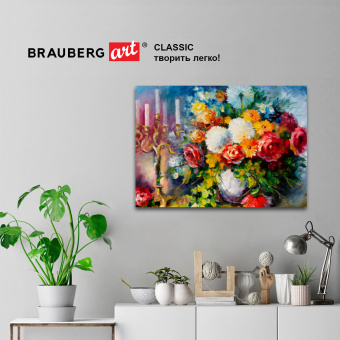 Холст на подрамнике BRAUBERG ART CLASSIC, 70х90 см, 440 г/м2, грунт, 100% хлопок, крупное зерно, 191026 за 1&nbsp;554 ₽. Холсты на подрамнике. Доставка по России. Без переплат!
