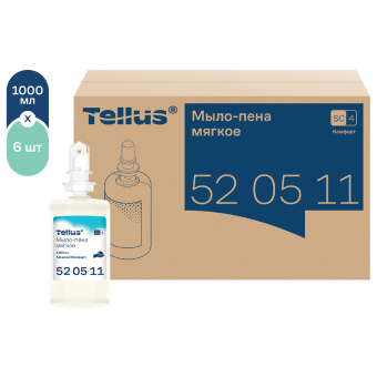 Картридж с жидким мылом-пеной одноразовый Tellus/TORK (Система S4) Advanced, мягкое, 1 л, 520511 за 1&nbsp;137 ₽. Картриджи с жидким мылом и мылом-пеной. Доставка по России. Без переплат!