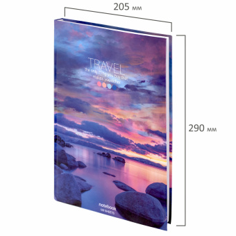 Блокнот БОЛЬШОЙ ФОРМАТ (205х290 мм) А4, 128 л., твердый, клетка, STAFF, "Безмятежность", 114407 за 277 ₽. Блокноты в книжном переплете. Доставка по России. Без переплат!