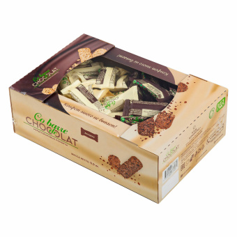 Конфеты мультизлаковые CO BARRE DE CHOCOLAT, ассорти в белой и темной глазури, 900 г за 960 ₽. Конфеты фасованные. Доставка по России. Без переплат!