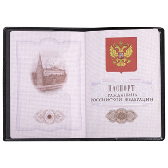 Обложка для паспорта "Passport Map", мягкая экокожа, графитовая, STAFF, 238875 за 110 ₽. Обложки для паспорта. Доставка по России. Без переплат!
