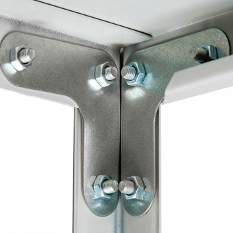 Стеллаж металлический BRABIX "MS 220/30-6", 2200х1000х300 мм, 6 полок, 291373 за 8&nbsp;674 ₽. Стеллажи металлические универсальные. Доставка по России. Без переплат!