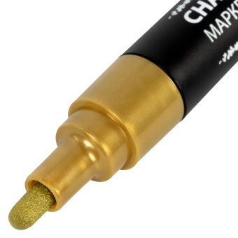 Маркер меловой CHALK LIQUID MARKER, ЗОЛОТИСТЫЙ, 3 мм, стираемый, BRAUBERG "CHALK", 152594 за 94 ₽. Маркеры меловые. Доставка по России. Без переплат!