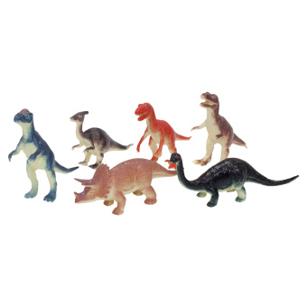 Набор фигурок "В мире животных", "Динозавры", 6 шт., 10 см, 1TOY, Т50484 за 337 ₽. Игрушки развивающие. Доставка по России. Без переплат!