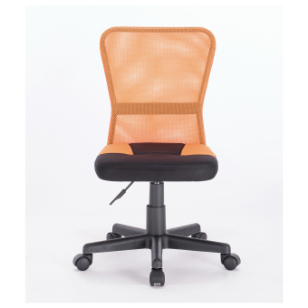 Кресло компактное BRABIX "Smart MG-313", без подлокотников, комбинированное, черное/оранжевое, 531844 за 5 095 ₽. Кресла для персонала. Доставка по России. Без переплат!