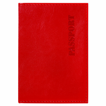 Обложка для паспорта экокожа, мягкая вставка изолон, "PASSPORT", красная, STAFF "Profit", 238408 за 137 ₽. Обложки для паспорта. Доставка по России. Без переплат!
