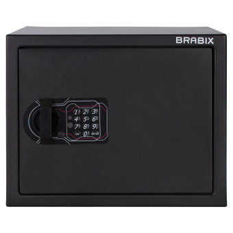 Сейф мебельный BRABIX "SF-280EL", 280х350х300 мм, электронный замок, черный, 291149, S103BR212414 за 7&nbsp;772 ₽. Сейфы мебельные, офисные. Доставка по России. Без переплат!