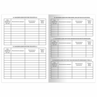 Сертификат о профилактических прививках (Форма № 156/у-93), 6 л., А5 (140x200 мм), STAFF, 130252 за 14 ₽. Бланки медицинские. Доставка по России. Без переплат!