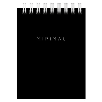 Блокнот МАЛЫЙ ФОРМАТ А7 75х105 мм, 40 л., гребень, картон, клетка, BRAUBERG "Minimal Classic", 116430 за 16 ₽. Блокноты. Доставка по России. Без переплат!