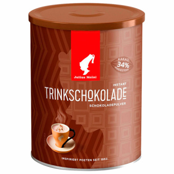 Горячий шоколад JULIUS MEINL "Trinkschokolade", банка 300 г, АВСТРИЯ, 79670 за 1 074 ₽. Какао, горячий шоколад. Доставка по России. Без переплат!