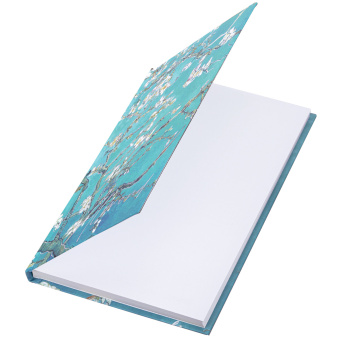 Блокнот А5 134х206 мм, 80 л., твёрдый, клетка, тиснение фольгой, STAFF, "Ван Гог", 114427 за 169 ₽. Блокноты в книжном переплете. Доставка по России. Без переплат!