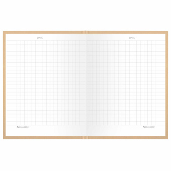 Блокнот МАЛЫЙ ФОРМАТ 110х147 мм, А6, 80 л., твердый, клетка, BRAUBERG "Minimal", бежевый, 116446 за 98 ₽. Блокноты в книжном переплете. Доставка по России. Без переплат!