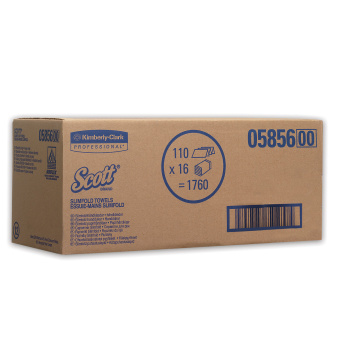Полотенца бумажные 147 шт., KIMBERLY-CLARK Scott, КОМПЛЕКТ 12 шт., Slimfold, белые, 29,5х19 см, М-fold, 5856 за 6&nbsp;326 ₽. Полотенца бумажные профессиональные. Доставка по России. Без переплат!