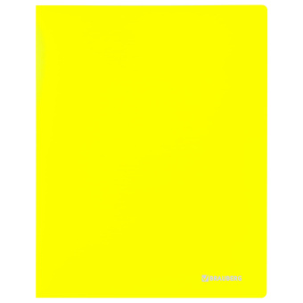 Папка с металлическим скоросшивателем и внутренним карманом BRAUBERG "Neon", 16 мм, желтая, до 100 листов, 0,7 мм, 227465 за 164 ₽. Папки с пружинным и пластиковым скоросшивателем. Доставка по России. Без переплат!