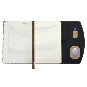 Ежедневник недатированный А5 155х213 мм BRAUBERG "Wild", под кожу, магнит, 160 л., LEO бежевый, 116232 за 620 ₽. Ежедневники с покрытием "под кожу и ткань". Доставка по России. Без переплат!