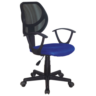 Кресло компактное BRABIX "Flip MG-305", ткань TW, синее/черное, 531919 за 5 944 ₽. Кресла для персонала. Доставка по России. Без переплат!