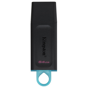Флеш-диск 64GB KINGSTON DataTraveler Exodia, разъем USB 3.2, черный/бирюзовый, DTX/64GB за 989 ₽. Флеш-диски USB. Доставка по России. Без переплат!