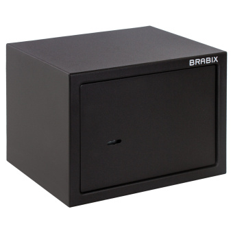 Сейф мебельный BRABIX "SF-230KL", 230х310х250 мм, ключевой замок, черный, 291146, S103BR211514 за 4&nbsp;800 ₽. Сейфы мебельные, офисные. Доставка по России. Без переплат!