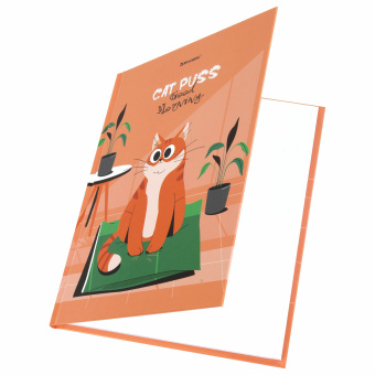 Дневник 1-11 класс 40 л., твердый, BRAUBERG, глянцевая ламинация, "Cute cat", 106852 за 48 ₽. Дневники универсальные. Доставка по России. Без переплат!