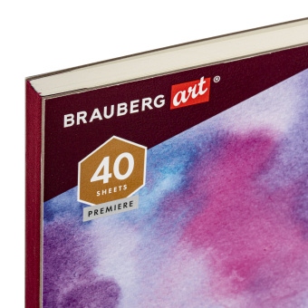 Скетчбук для акварели, 200 г/м2, 148х210 мм, среднее зерно, 40 л., книжный переплет, BRAUBERG ART PREMIERE, 113262 за 446 ₽. Альбомы и бумага для акварели и масла. Доставка по России. Без переплат!