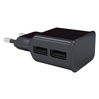 Зарядное устройство сетевое (220 В) RED LINE NT-2A, 2 порта USB, выходной ток 2,1 А, черное, УТ000009404 за 336 ₽. Зарядные устройства для портативной электроники. Доставка по России. Без переплат!