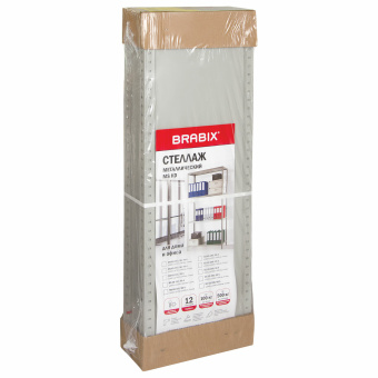 Стеллаж металлический BRABIX "MS KD-180/30-4", 1800х1000х300 мм, 4 полки, сборная стойка, 291114, S240BR143402 за 6&nbsp;163 ₽. Стеллажи металлические универсальные. Доставка по России. Без переплат!