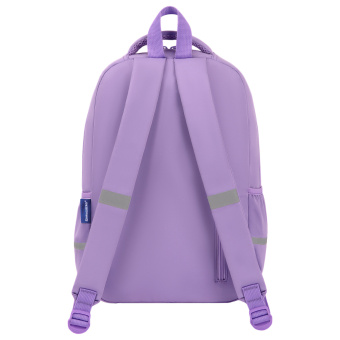 Рюкзак BRAUBERG STYLE, 2 отделения, 4 кармана, "Всем привет!", сиреневый, 40х26х15 см, 274411 за 1&nbsp;842 ₽. Рюкзаки для начальной и средней школы. Доставка по России. Без переплат!
