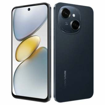 Смартфон TECNO SPARK GO1, 2 SIM, 6,67", 4.5G, 13/8 Мп, 4/64 ГБ, черный, пластик, TCN-KL4.4.64.BK за 10 840 ₽. Смартфоны. Доставка по России. Без переплат!