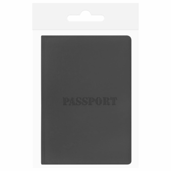 Обложка для паспорта, мягкий полиуретан, "PASSPORT", черная, STAFF, 238407 за 119 ₽. Обложки для паспорта. Доставка по России. Без переплат!