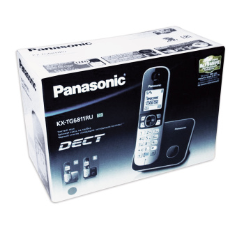 Радиотелефон PANASONIC KX-TG6811RUM, память 50 номеров, АОН, повтор, спикерфон, полифония, 10-100 м, серый за 7 524 ₽. Радиотелефоны. Доставка по России. Без переплат!