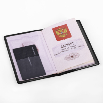Обложка для паспорта, мягкий полиуретан, "PASSPORT", черная, STAFF, 238407 за 119 ₽. Обложки для паспорта. Доставка по России. Без переплат!