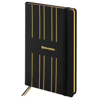 Блокнот А5 (135х205 мм), BRAUBERG "TOUCH", под кожу, 80 л., линия, черный, 113409 за 364 ₽. Бизнес-блокноты и бизнес-тетради. Доставка по России. Без переплат!