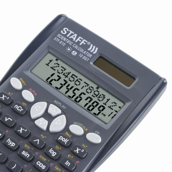 Калькулятор инженерный STAFF STF-810 (161х85 мм), 240 функций, 10+2 разрядов, двойное питание, 250280 за 984 ₽. Калькуляторы инженерные. Доставка по России. Без переплат!