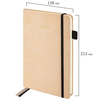 Блокнот А5 138x213 мм, BRAUBERG "Velvet", резинка, держатель, 80 л., клетка, розовый, 116242 за 353 ₽. Бизнес-блокноты и бизнес-тетради. Доставка по России. Без переплат!