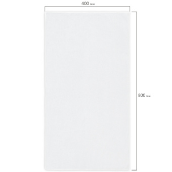 Салфетка из МИКРОФИБРЫ 40х80 см, WHITE ULTRA DENSE OVERLOCK, белая, 280 г/м2, LAIMA HOME, 608227 за 193 ₽. Салфетки хозяйственные. Доставка по России. Без переплат!
