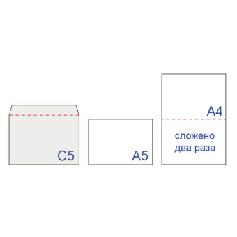 Конверты С5 (162х229 мм), клей, 80 г/м2, КОМПЛЕКТ 1000 шт., треугольный клапан за 2 817 ₽. Конверты почтовые. Доставка по России. Без переплат!