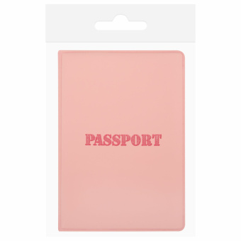 Обложка для паспорта, мягкий полиуретан, "PASSPORT", нежно-розовая, STAFF, 238403 за 103 ₽. Обложки для паспорта. Доставка по России. Без переплат!