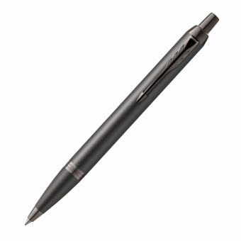 Ручка шариковая PARKER "IM Professionals Monochrome Titanium", корпус темно-серый, сталь, синяя, 2172961 за 4&nbsp;240 ₽. Ручки шариковые подарочные. Доставка по России. Без переплат!
