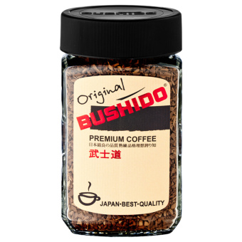 Кофе растворимый BUSHIDO "Original" 100 г, стеклянная банка, сублимированный, ШВЕЙЦАРИЯ, 1004 за 1 525 ₽. Кофе растворимый. Доставка по России. Без переплат!