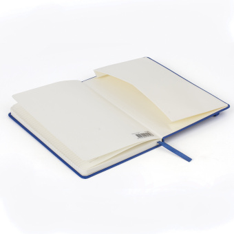 Блокнот А5 (148x218 мм), BRAUBERG "Metropolis", балакрон, 80 л., резинка, клетка, синий, 111582 за 414 ₽. Бизнес-блокноты и бизнес-тетради. Доставка по России. Без переплат!