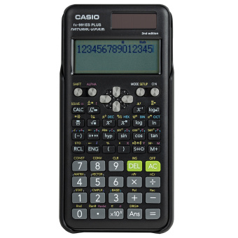 Калькулятор инженерный CASIO FX-991ES PLUS-2 (162х77 мм), 417 функций, двойное питание, сертифицирован для ЕГЭ, FX-991ESPLUS-2S за 3 863 ₽. Калькуляторы инженерные. Доставка по России. Без переплат!