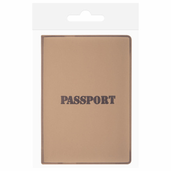 Обложка для паспорта, мягкий полиуретан, "PASSPORT", коричневая, STAFF, 238406 за 119 ₽. Обложки для паспорта. Доставка по России. Без переплат!